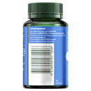 Bottle label with a green cap on a white background