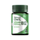 Nature's Own Vitamin B12 supplement bottle on a white background