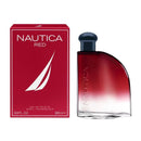 Nautica Red perfume bottle and packaging on a white background