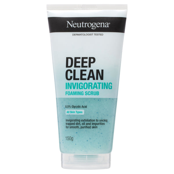 Neutrogena Deep Clean Invigorating Foaming Scrub 150g