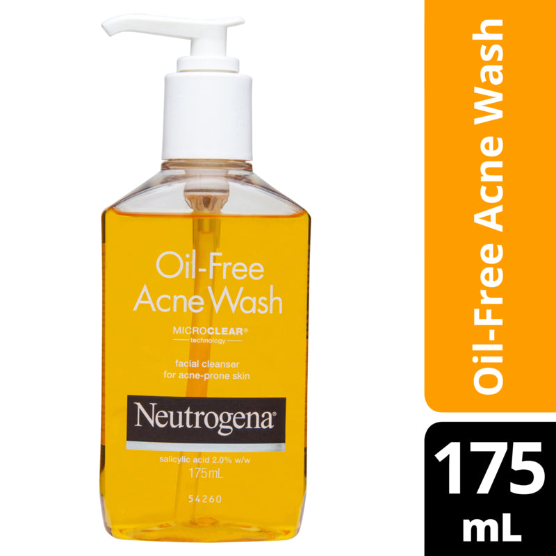 Neutrogena Oil Free Acne Wash Face Cleanser 175ml