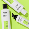 Nioxin System 2 Thicker Fuller Hair Trio Trial Kit (150ml Shampoo, Conditioner and 40ml Treatment)