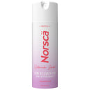 Norsca antiperspirant deodorant bottle with pink and white design on a white background