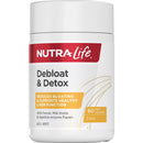 Nutra Life Debloat & Detox supplement container on a white background