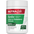 Nutra Life Kyolic Heart & Cholesterol Formula supplement container on a white background
