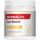 Nutra-Life Gut Relief supplement container on a white background