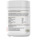 Supplement container with label on a white background