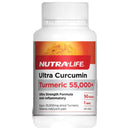 Nutra-Life Ultra Curcumin Turmeric 55,000+ supplement bottle on a white background
