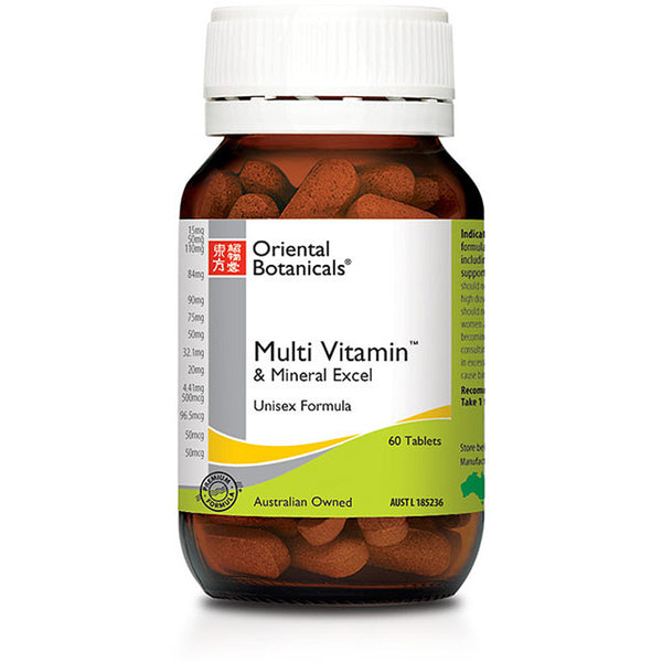 Oriental Botanic Multi Vitamin Excel 60 Tabs