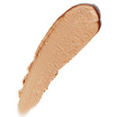 Beige makeup swatch on a white background