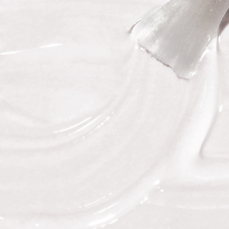 Close-up of a white ceramic plate with a glossy finish