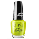 OPI nail lacquer bottle with 'Hello Kitty' branding on a white background
