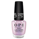 OPI nail lacquer bottle with Hello Kitty branding on a white background