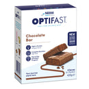 Box of Nestle Optifast Chocolate Bar on a white background