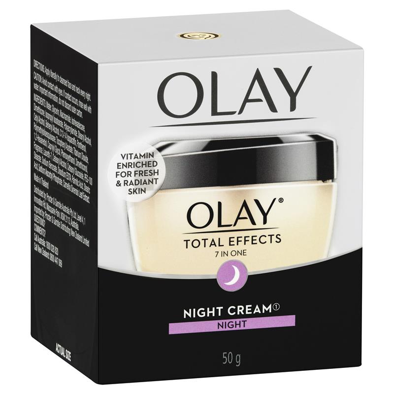 Olay Total Effects Night Face Cream Moisturiser 50g