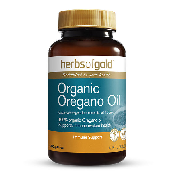 Herbs Of Gold Organic Oregano Oil 60caps