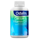 Ostelin Calcium & Vitamin D3 supplement bottle on a white background