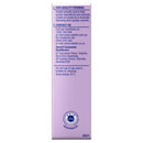 Purple box with text and a logo on a white background