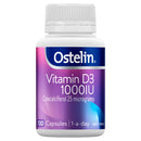 Ostelin Vitamin D3 1000IU supplement bottle on a white background