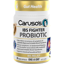 Caruso's IBS Fighter Probiotic container on a white background