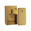 Paco Rabanne 1 Million perfume bottle and packaging on a white background