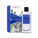 Perfume bottle and packaging of Prét à Porter New York Collection on a white background