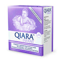Qiara Infant packaging with a purple border and baby illustration on a white background