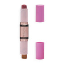 Revolution Blush & Highlight Stick - Flushing Pink