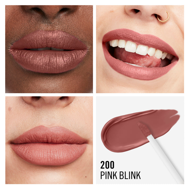 Rimmel Lasting Mega Matte Liquid Lipstick - 200 Pink Blink