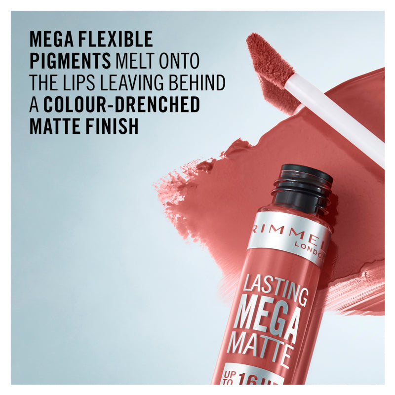 Rimmel Lasting Mega Matte Liquid Lipstick - 200 Pink Blink