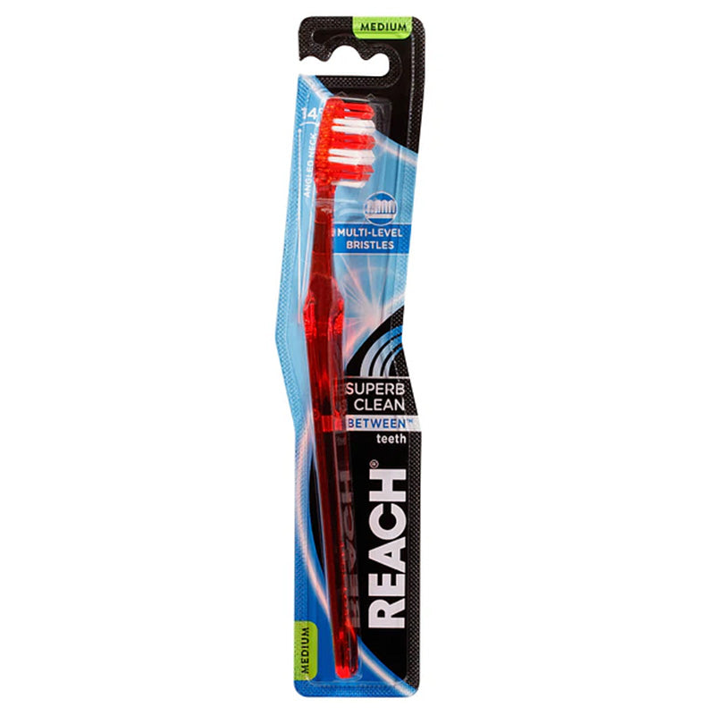 Reach Superb Clean Between Teeth Toothbrush Medium 1 Pack