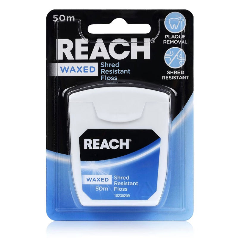 Reach Waxed Shred Resistant Dental Floss 50m