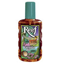 Bottle of Reef Sunscreen Spray with Coconut Oil on a white background