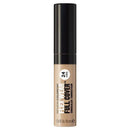 Concealer stick with black cap and beige body on a white background