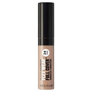 Concealer stick with black cap and beige body on a white background