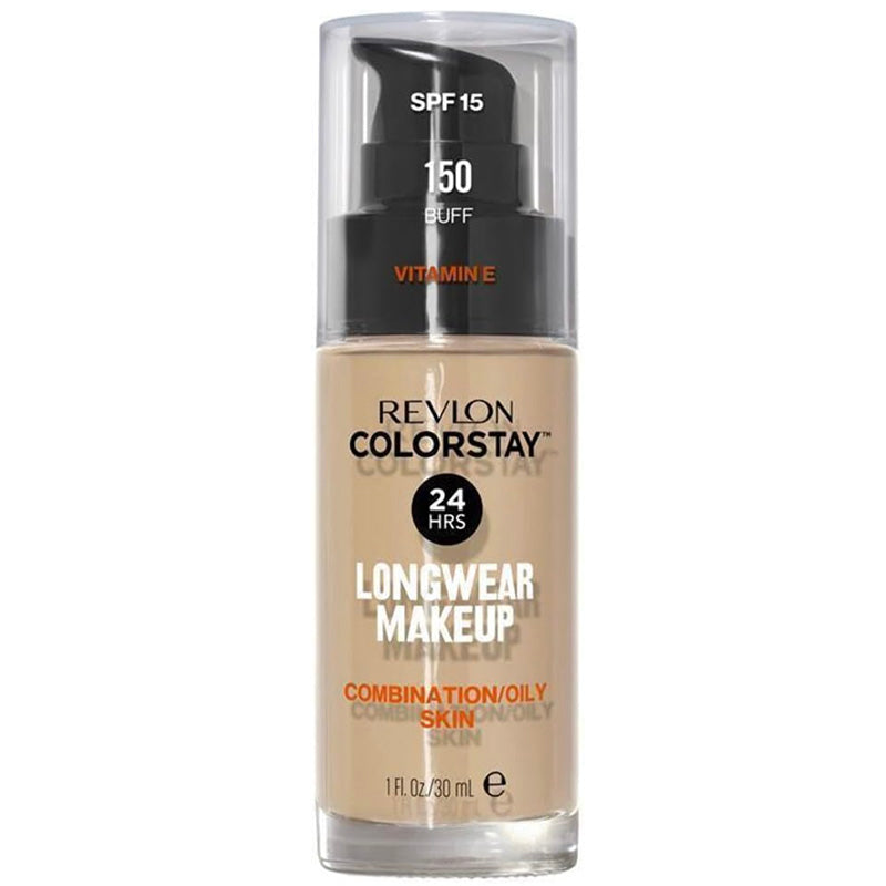Revlon ColorStay foundation bottle on a white background