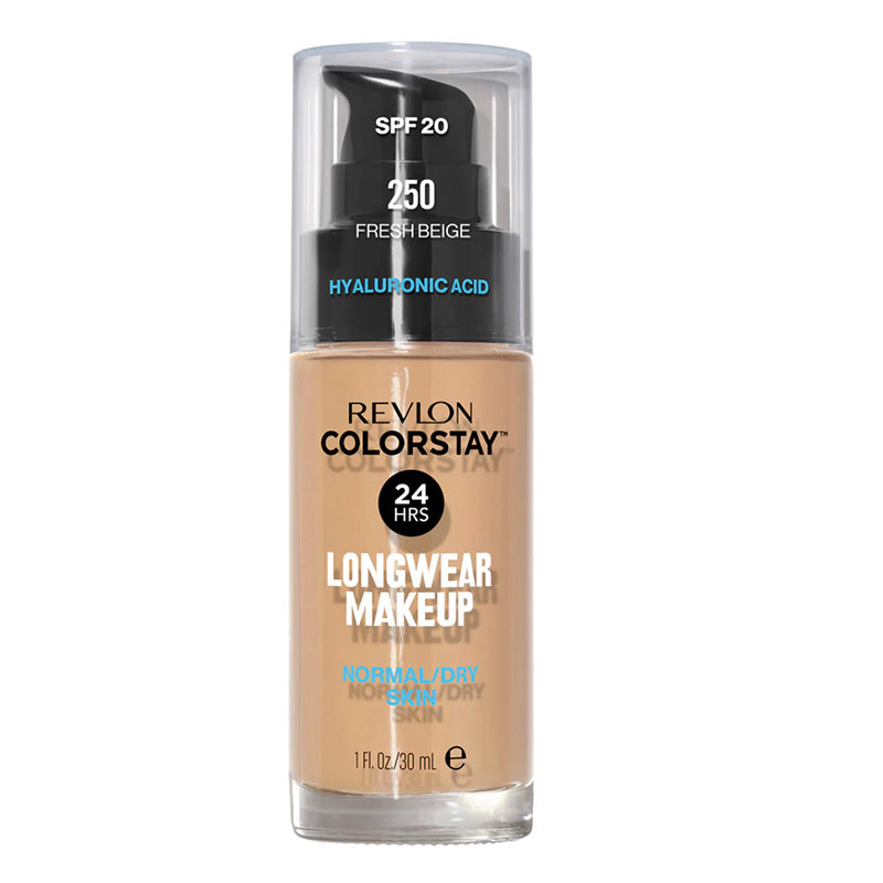 Revlon ColorStay foundation bottle on a white background