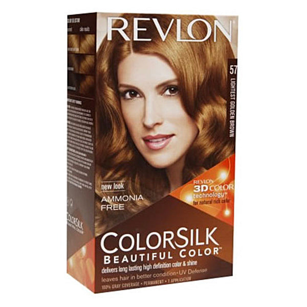 Revlon Colorsilk Beautiful Color 57 Lightest Gold Brown