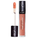 Revlon Super Lustrous lip gloss with applicator on a white background
