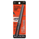 Revlon Liquid Chrome eyeliner pen packaging with orange background