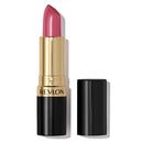 Revlon lipstick with black and gold packaging on a white background