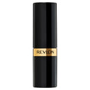 Revlon lipstick with black casing and gold accent on a white background