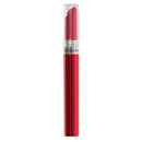 Red lipstick with Revlon branding on a white background