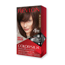 Revlon Colorsilk hair color box with a woman's face on the packaging.