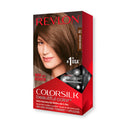 Revlon Colorsilk hair color box with a woman's face on the packaging.