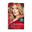 Revlon Colorsilk hair color box with a model displaying blonde hair