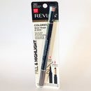 Revlon brow product with packaging on a white background