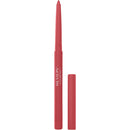 Red lip liner with cap on a white background, featuring Revlon branding.