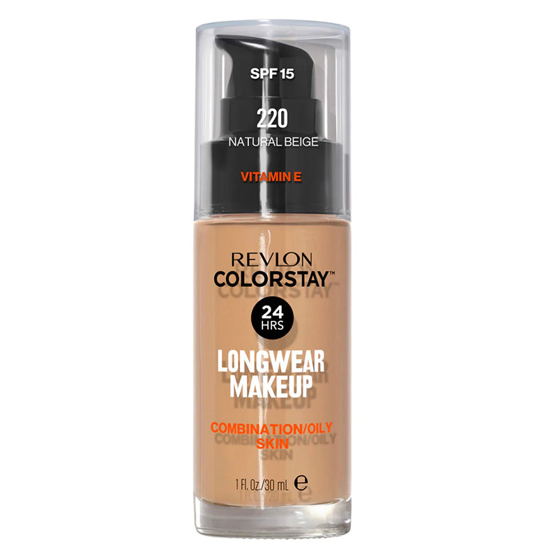 Revlon ColorStay foundation bottle on a white background