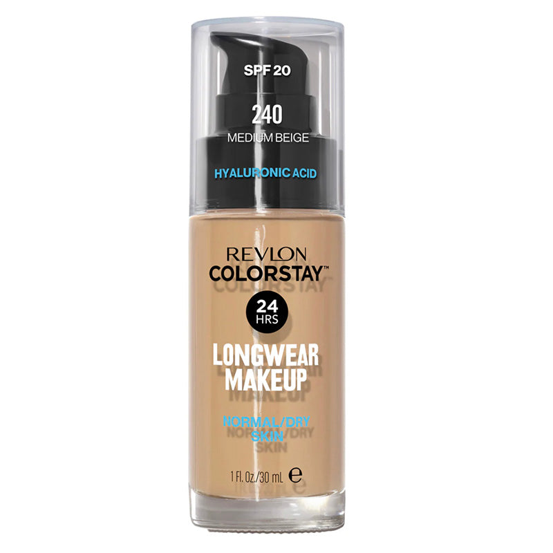 Revlon ColorStay foundation bottle on a white background